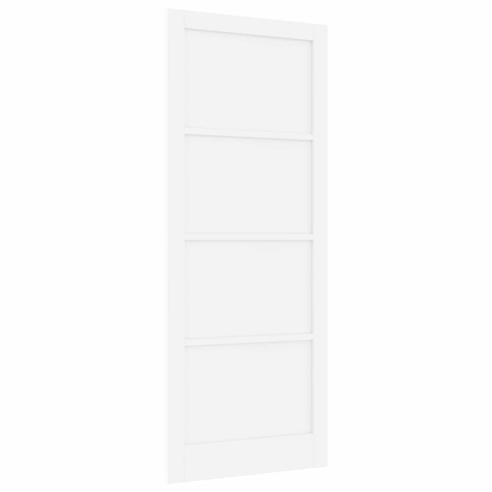 Porta Interna Scorrevole Bianca 93 x 232 cm Legno Compensato