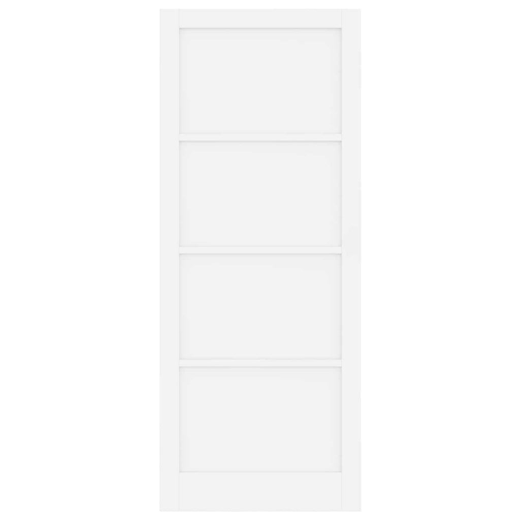 Porta Interna Scorrevole Bianca 93 x 232 cm Legno Compensato