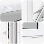 Finestra per Soffitta RISOR 100 x 40 cm PVC e Vetro Bianco