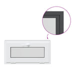 Finestra per Soffitta RISOR 80 x 40 cm PVC e Vetro Antracite